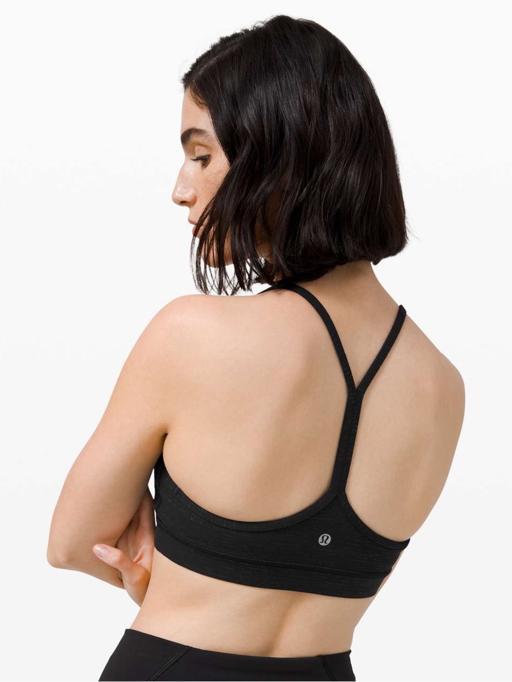 Lululemon Flow Y Black Bra Nulu